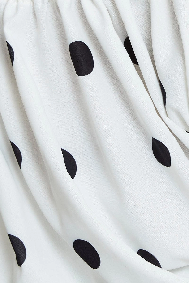 Polka Dot Crop Top