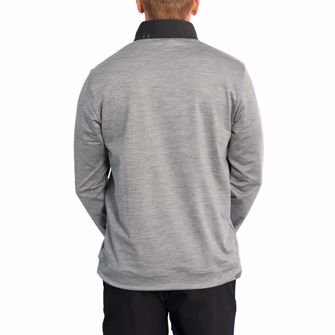 Puma - Men's Cloudspun Colorblock 1/4 Zip Sweater (537463 01)
