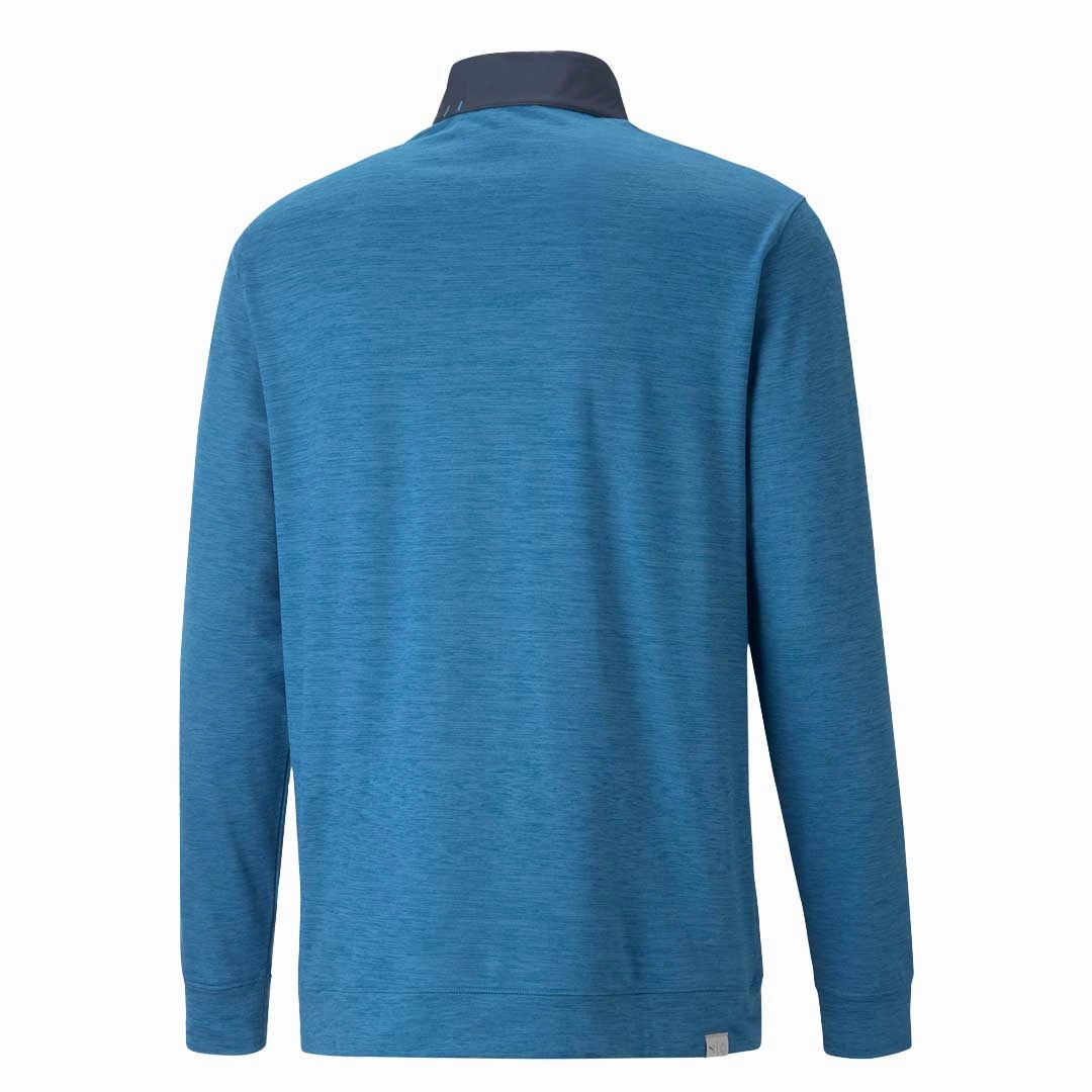 Puma - Men's Cloudspun Colorblock 1/4 Zip Sweater (537463 06)