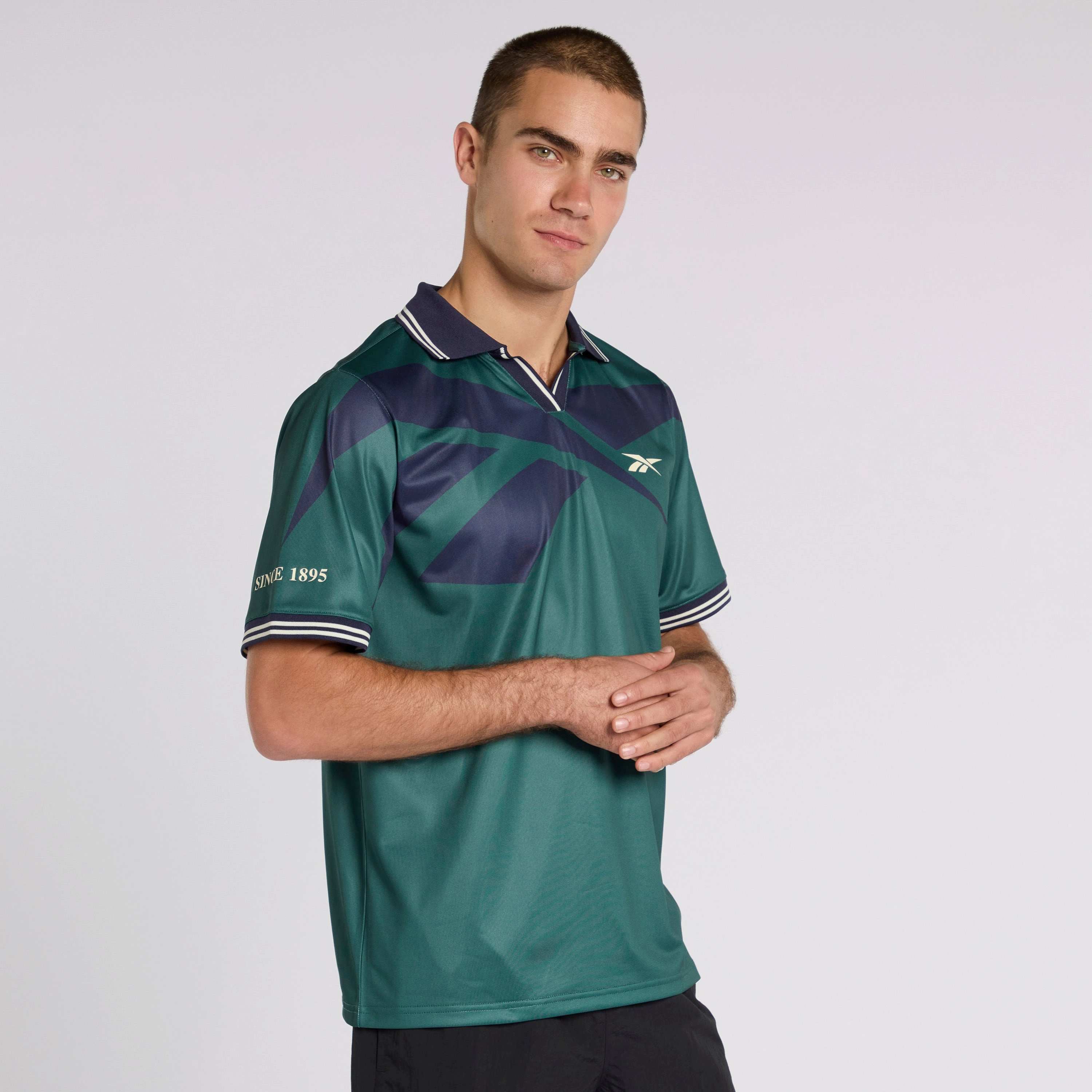 Reebok Vector Jersey White/Green/Navy