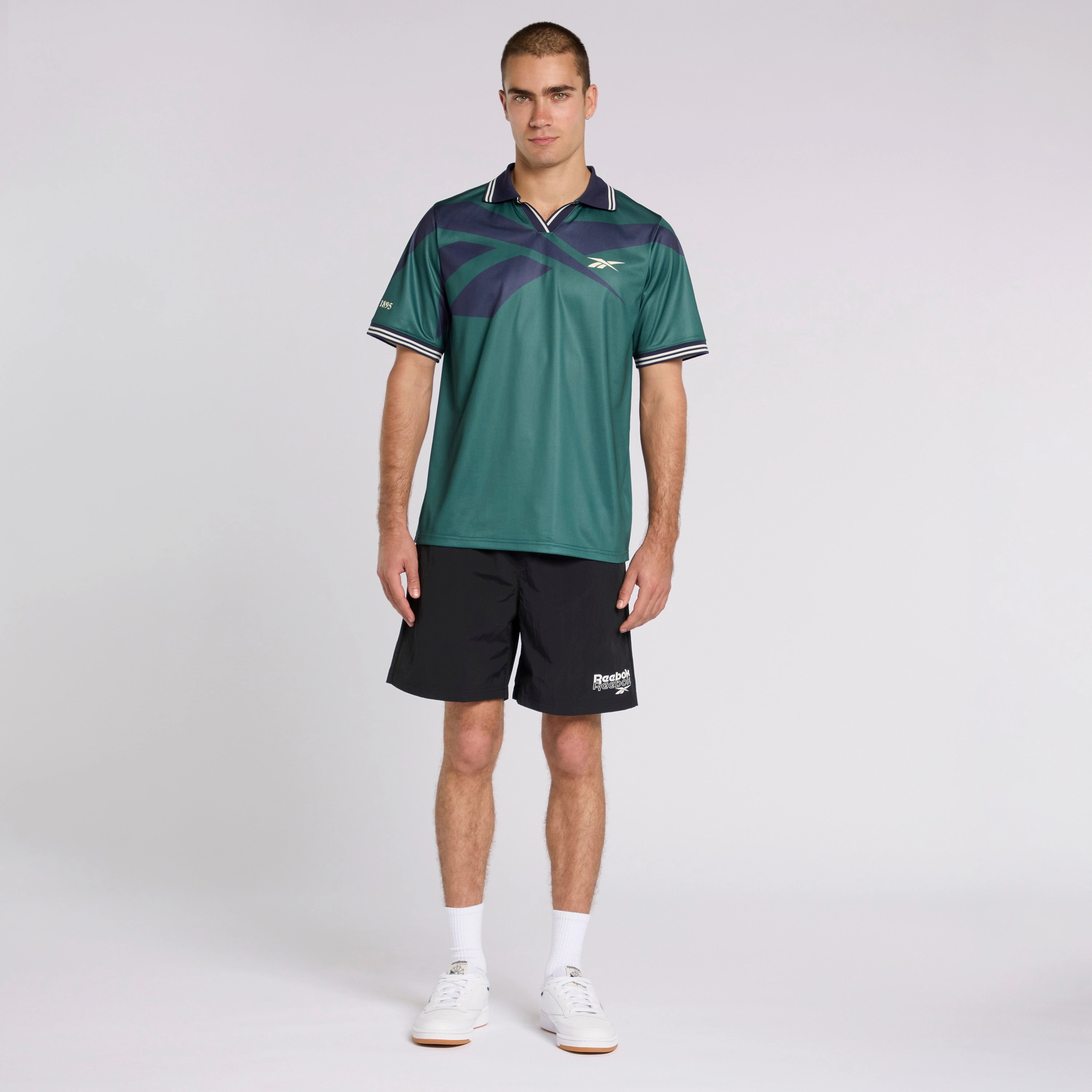 Reebok Vector Jersey White/Green/Navy