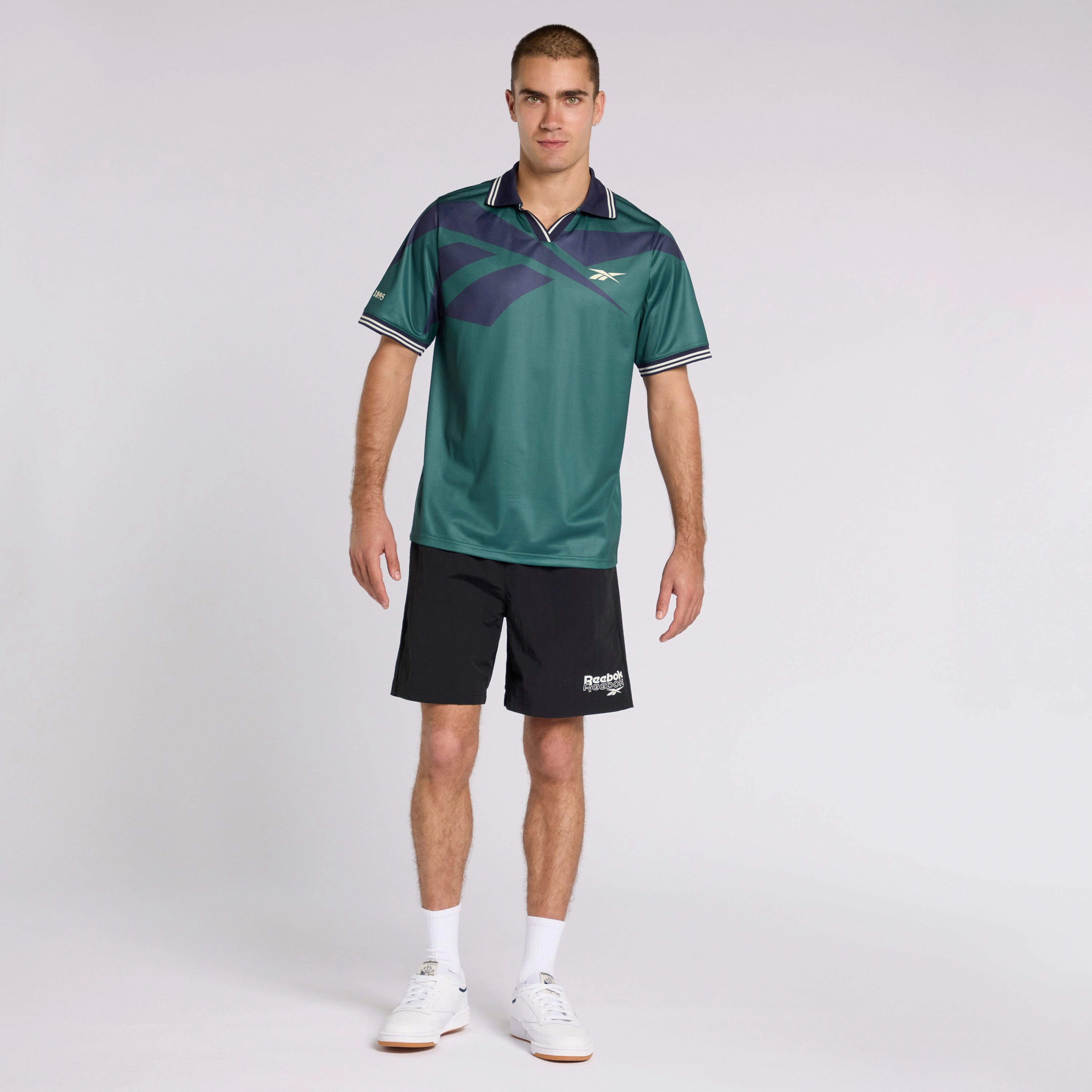 Reebok Vector Jersey White/Green/Navy