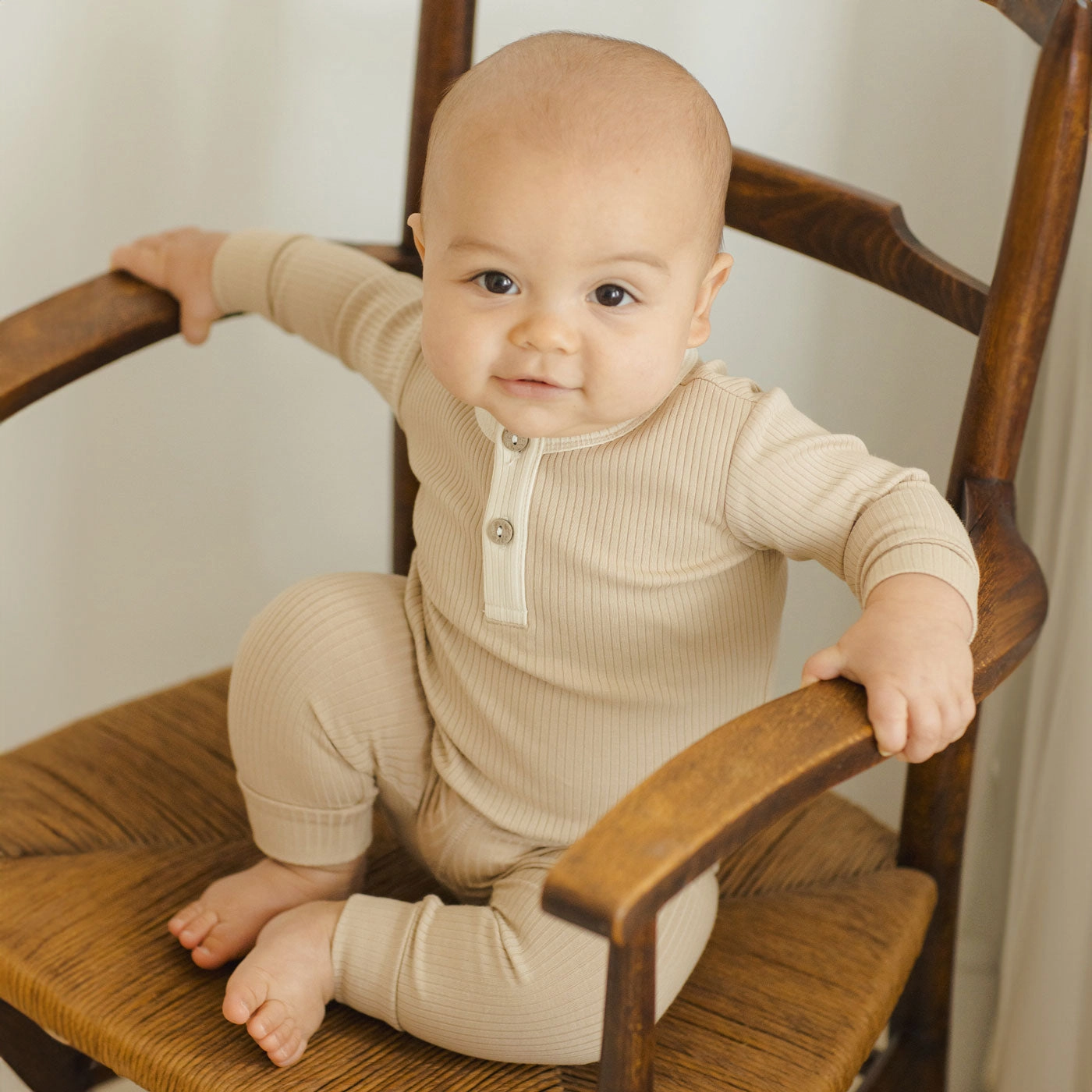 Ribbed Legging - Latte - FINAL SALE
