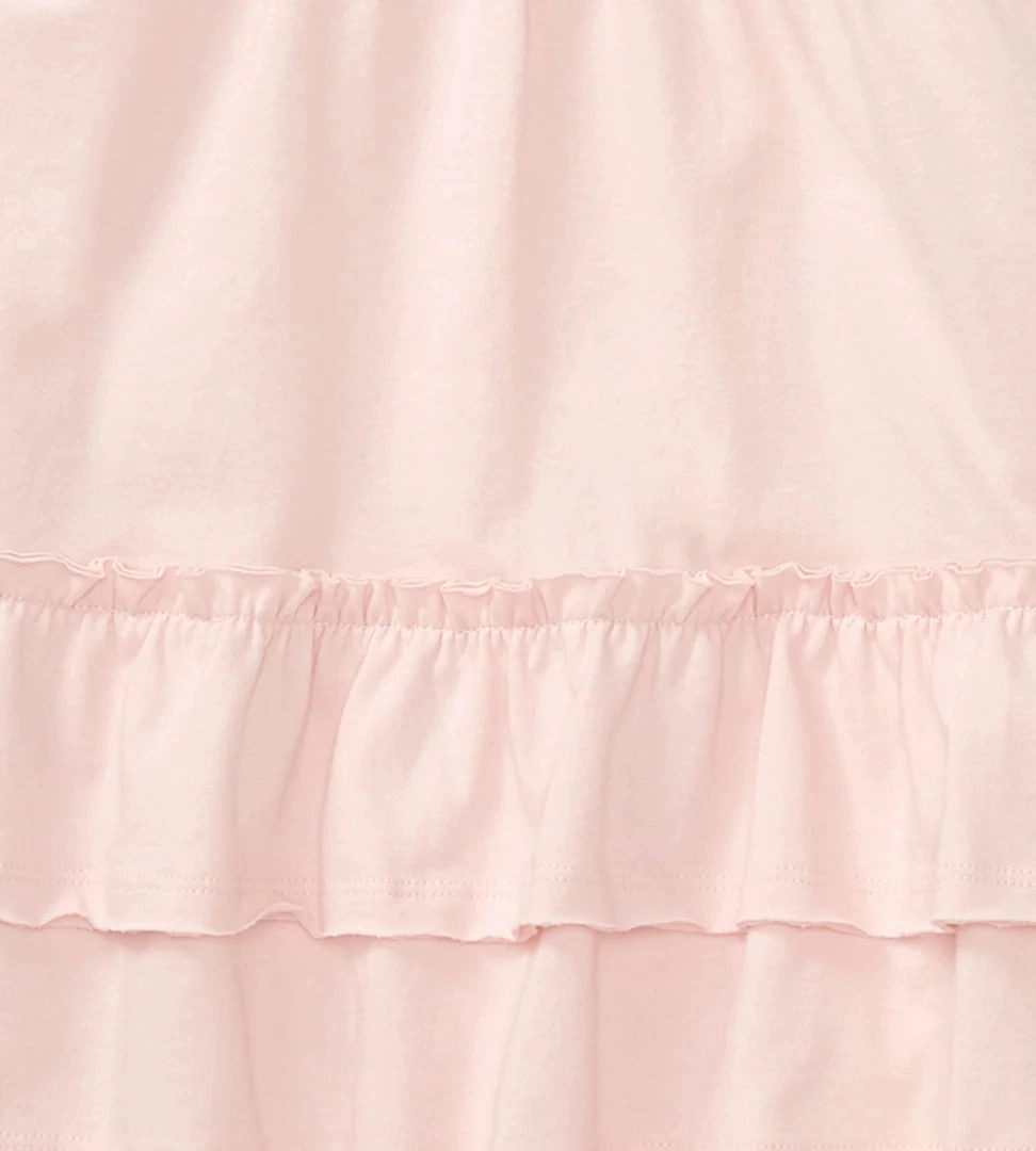 Ruffle Dress and Diaper Cover - Hibiscus Red