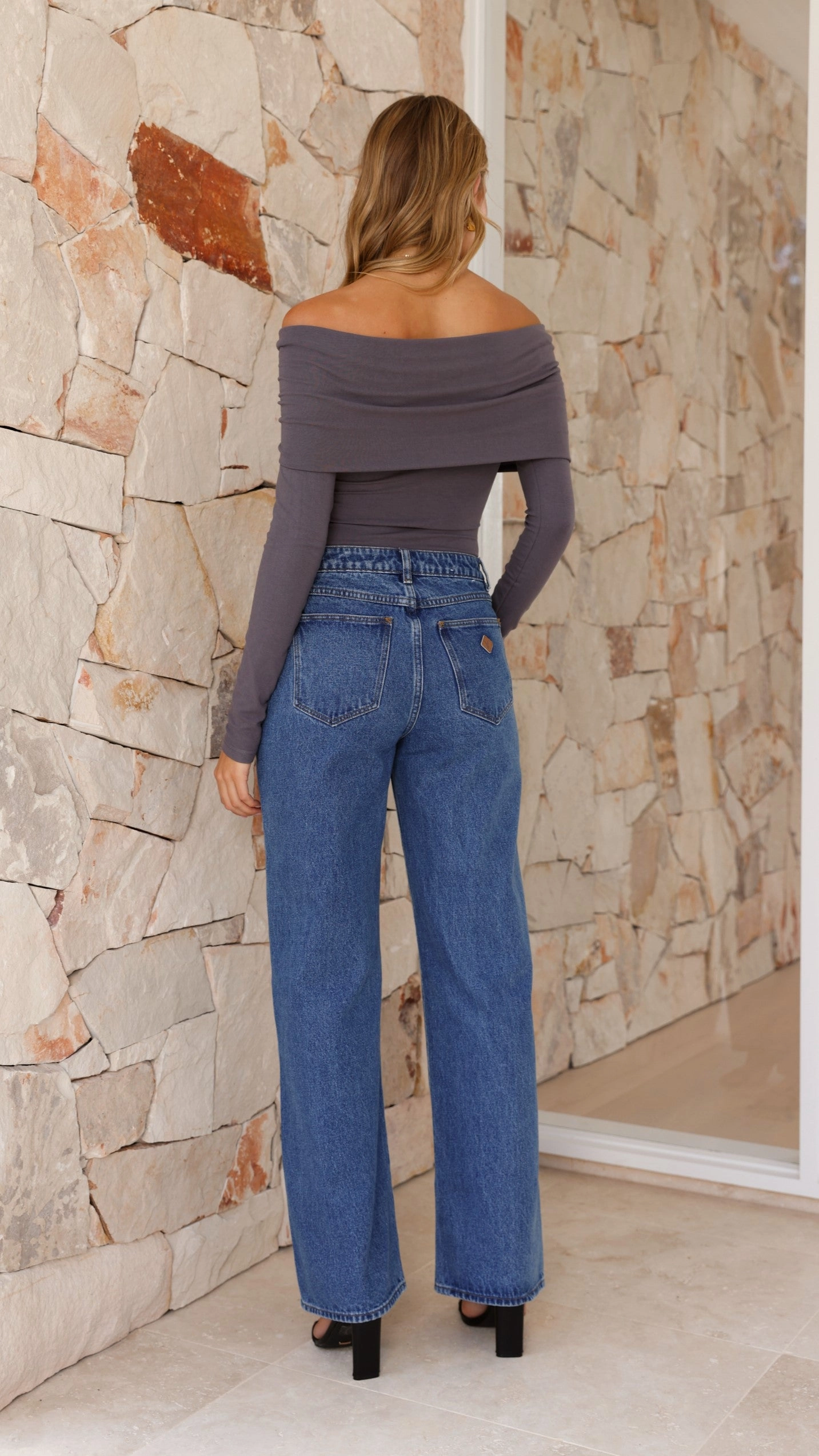 Sandrine Bodysuit - Charcoal