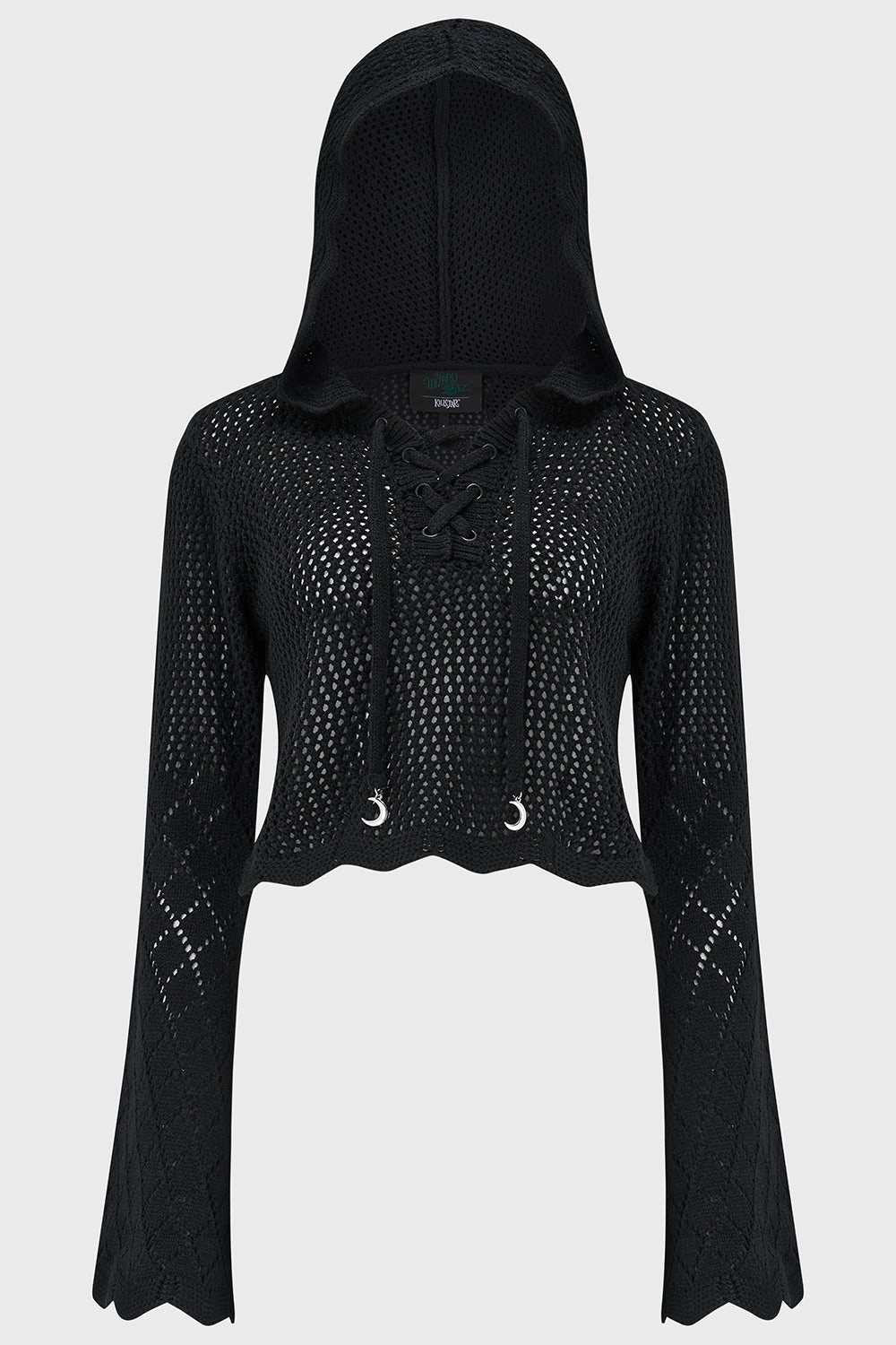 Shadow Witch Hooded Knit Sweater