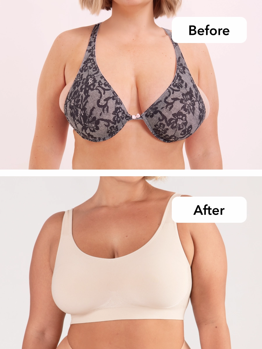 Shapermint Essentials Everyday Comfort Straps Wireless Shaping Bra
