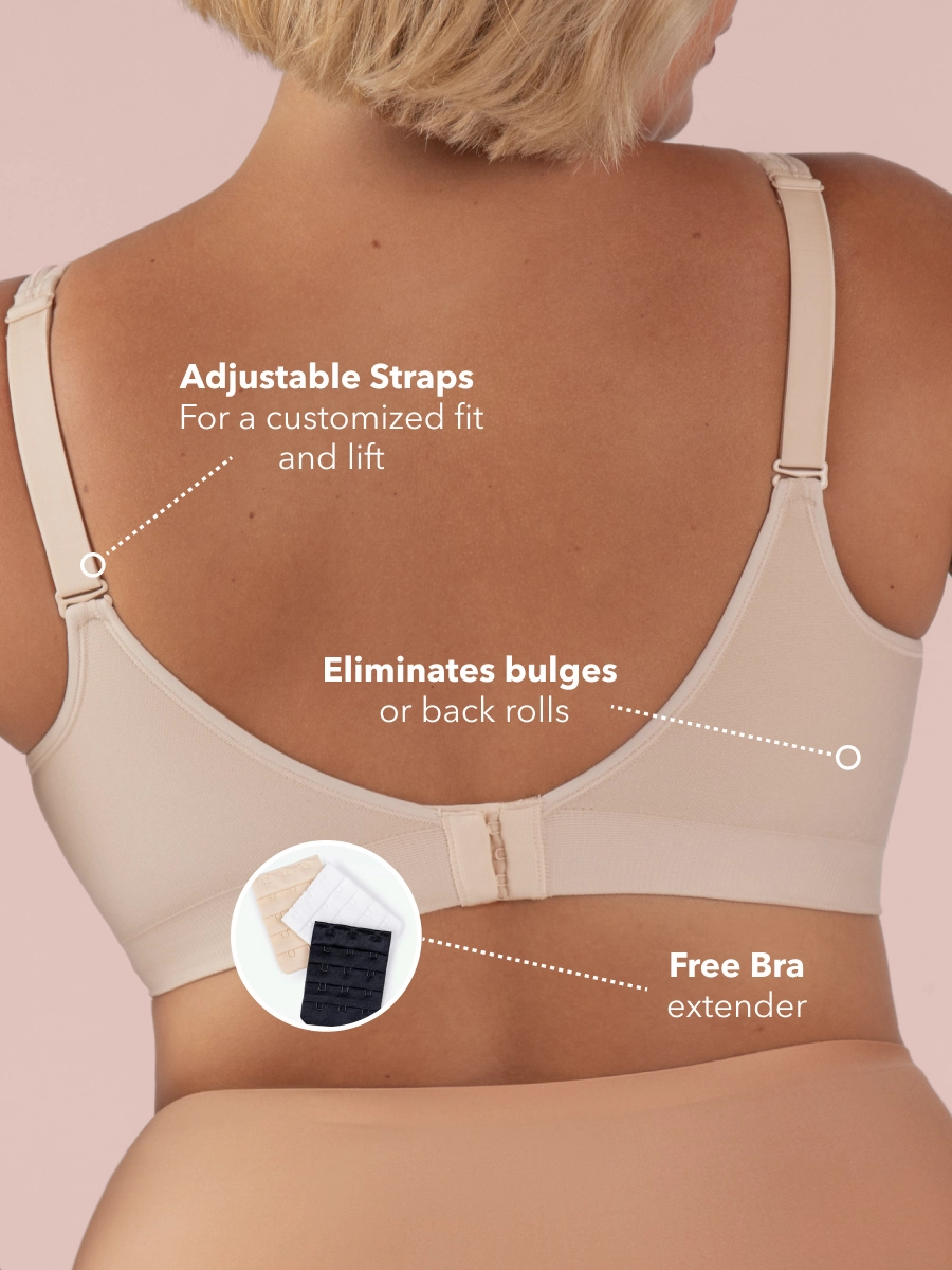 Shapermint Essentials Everyday Comfort Straps Wireless Shaping Bra