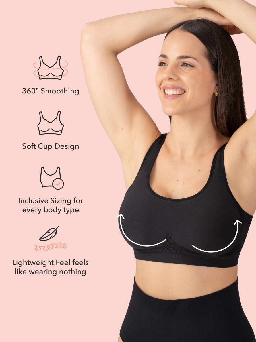 Shapermint Essentials Everyday Comfort Straps Wireless Shaping Bra