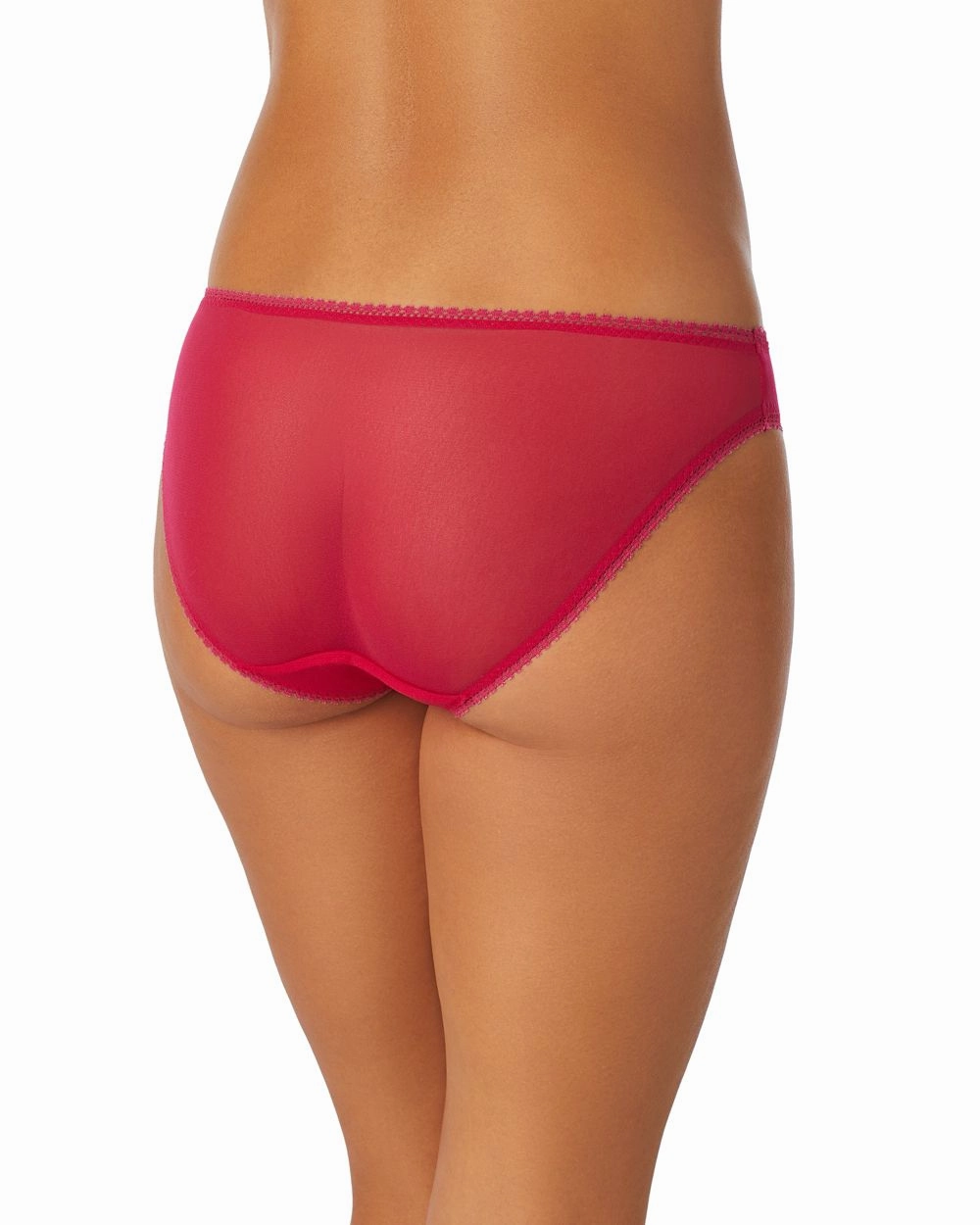 Solid Mesh Hip Bikini