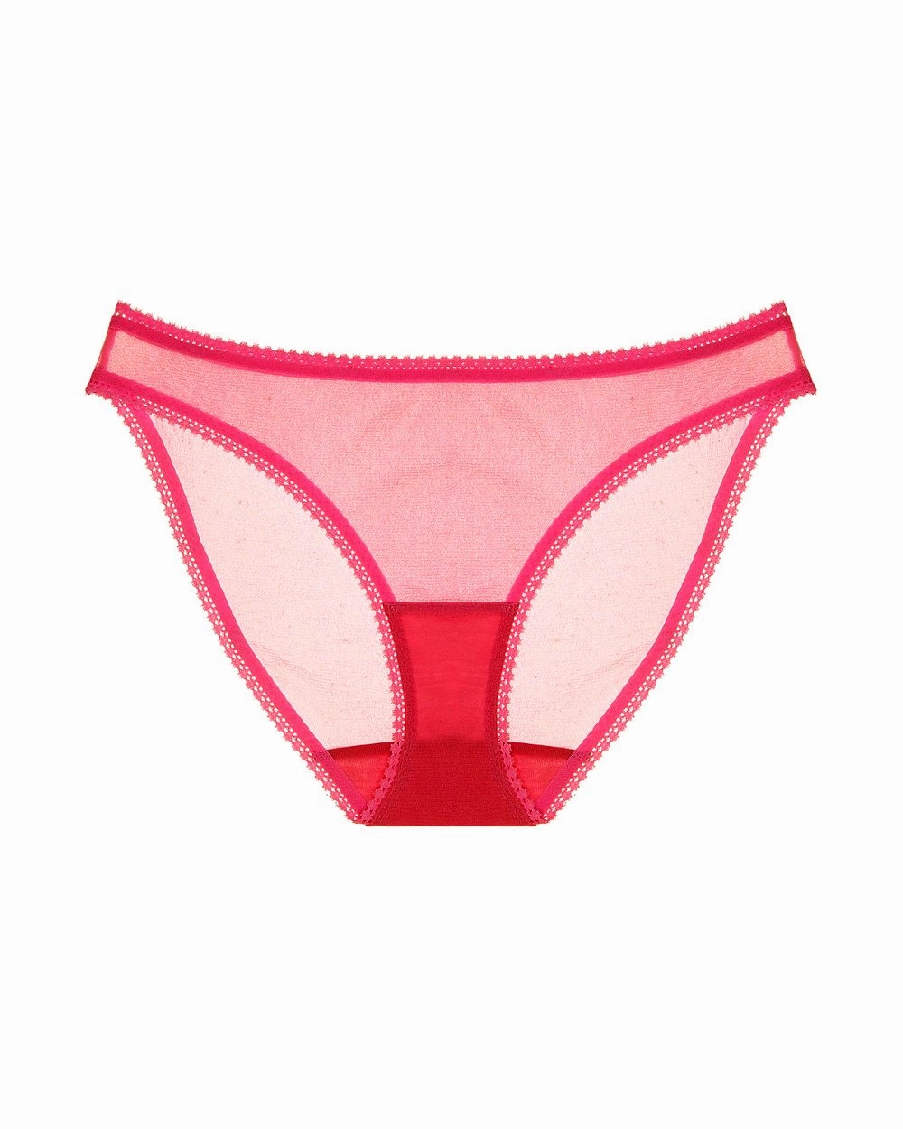 Solid Mesh Hip Bikini