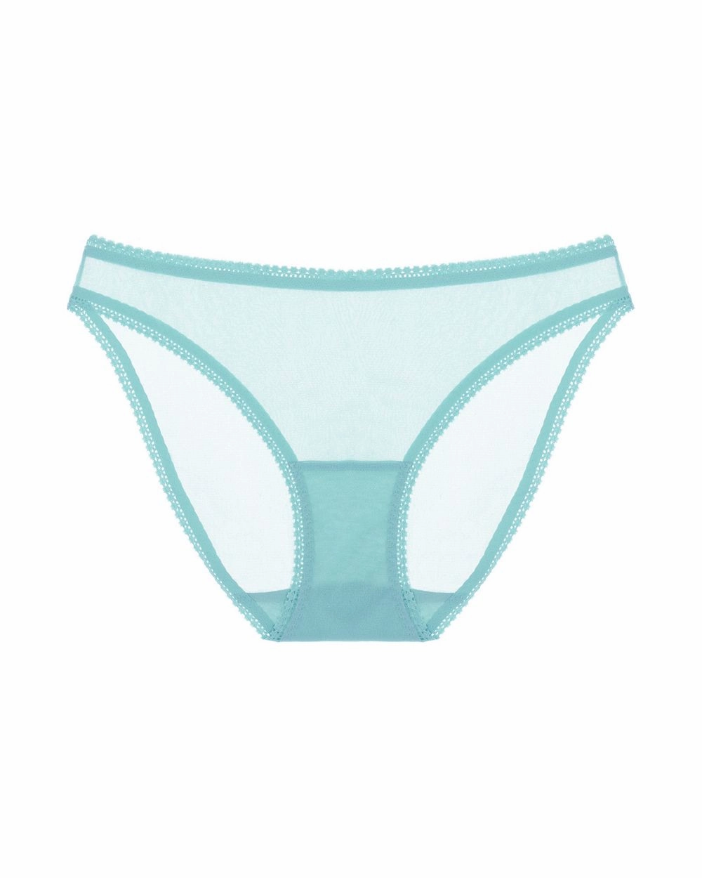 Solid Mesh Hip Bikini