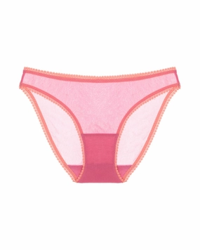 Solid Mesh Hip Bikini