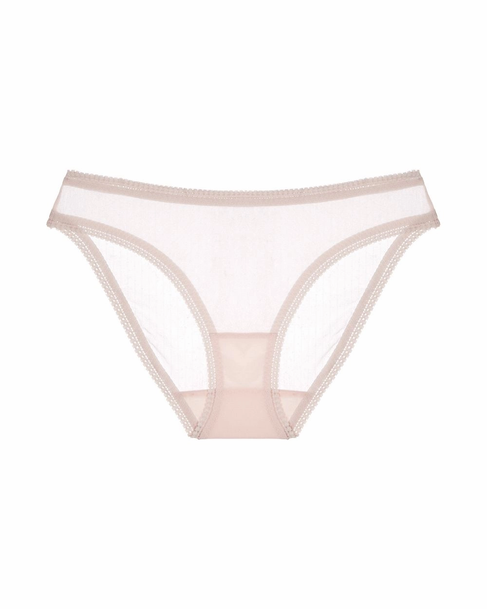 Solid Mesh Hip Bikini
