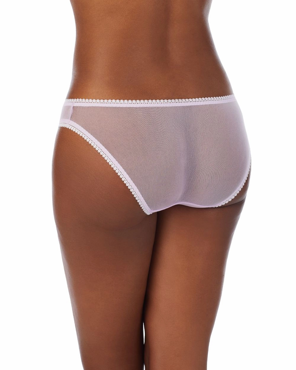 Solid Mesh Hip Bikini