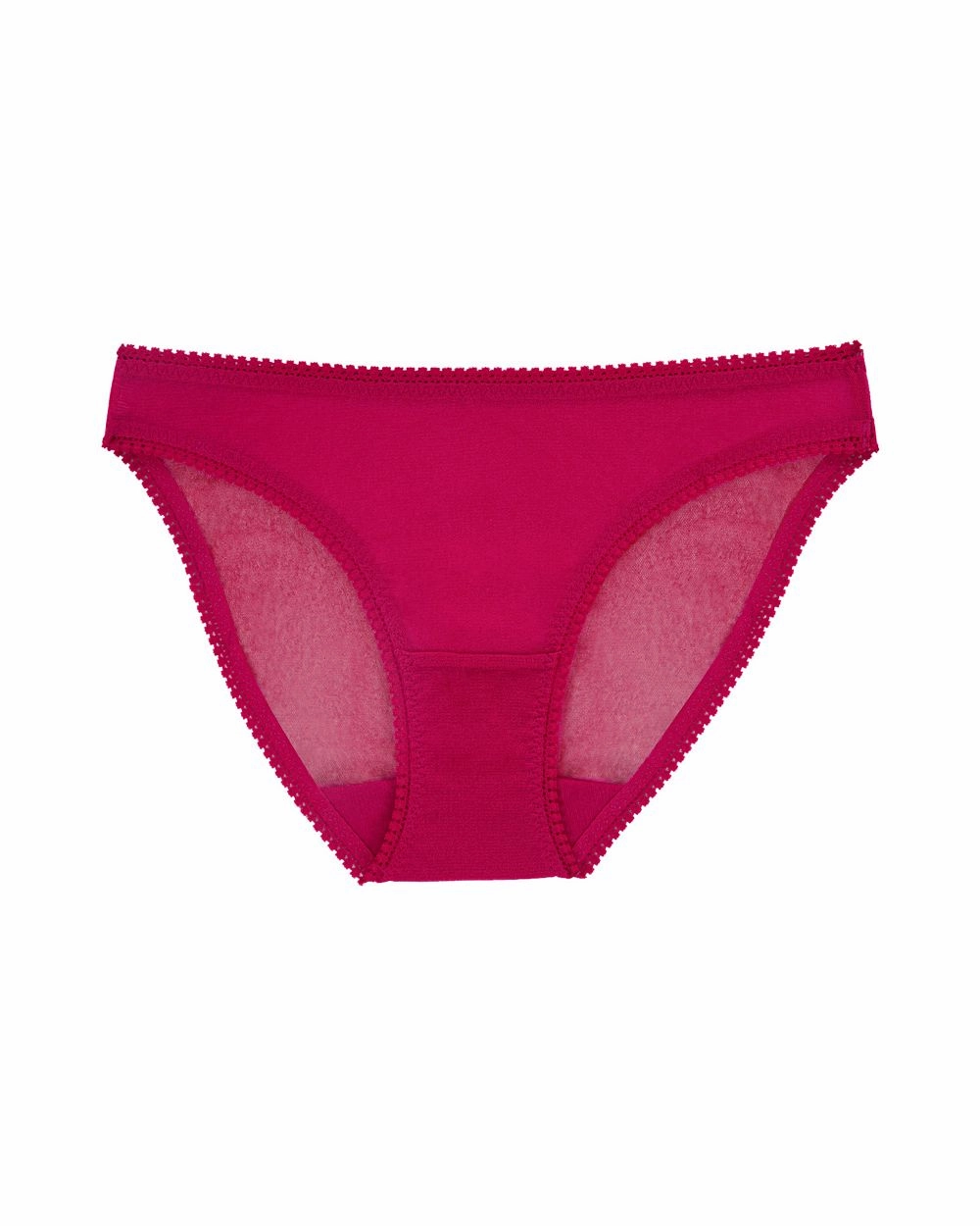 Solid Mesh Hip Bikini