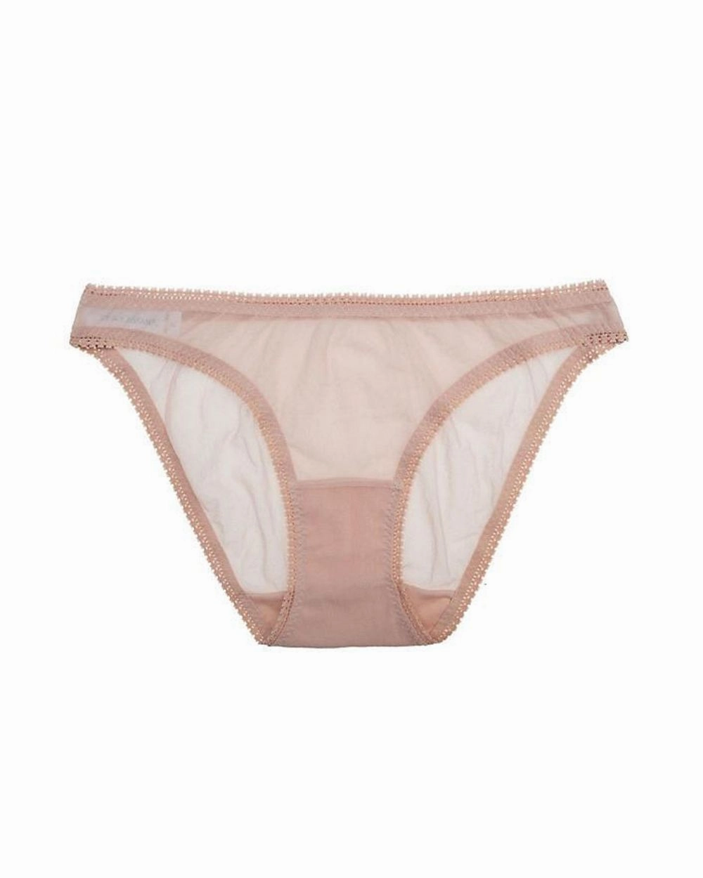 Solid Mesh Hip Bikini
