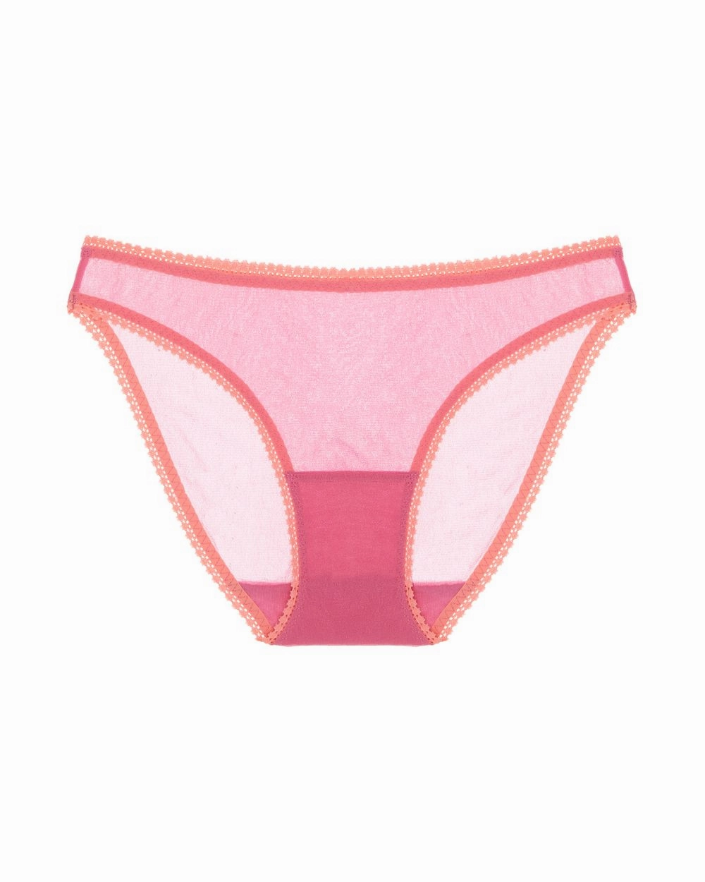 Solid Mesh Hip Bikini