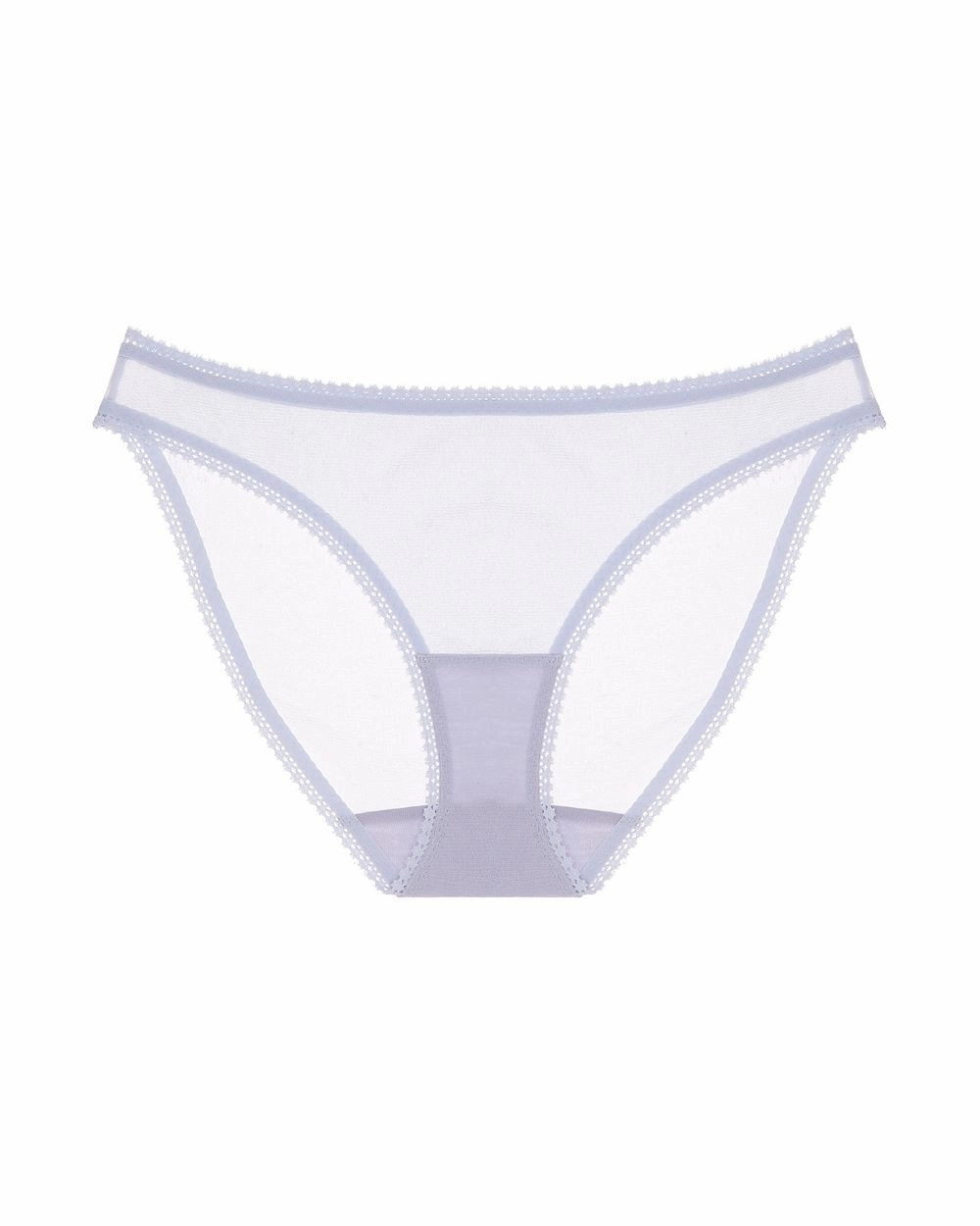 Solid Mesh Hip Bikini