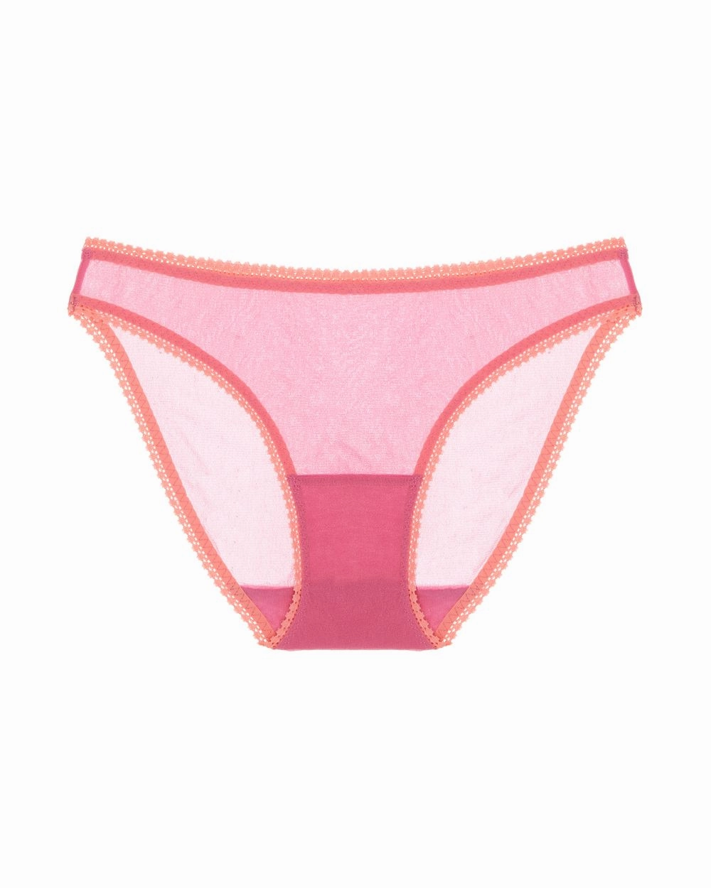 Solid Mesh Hip Bikini