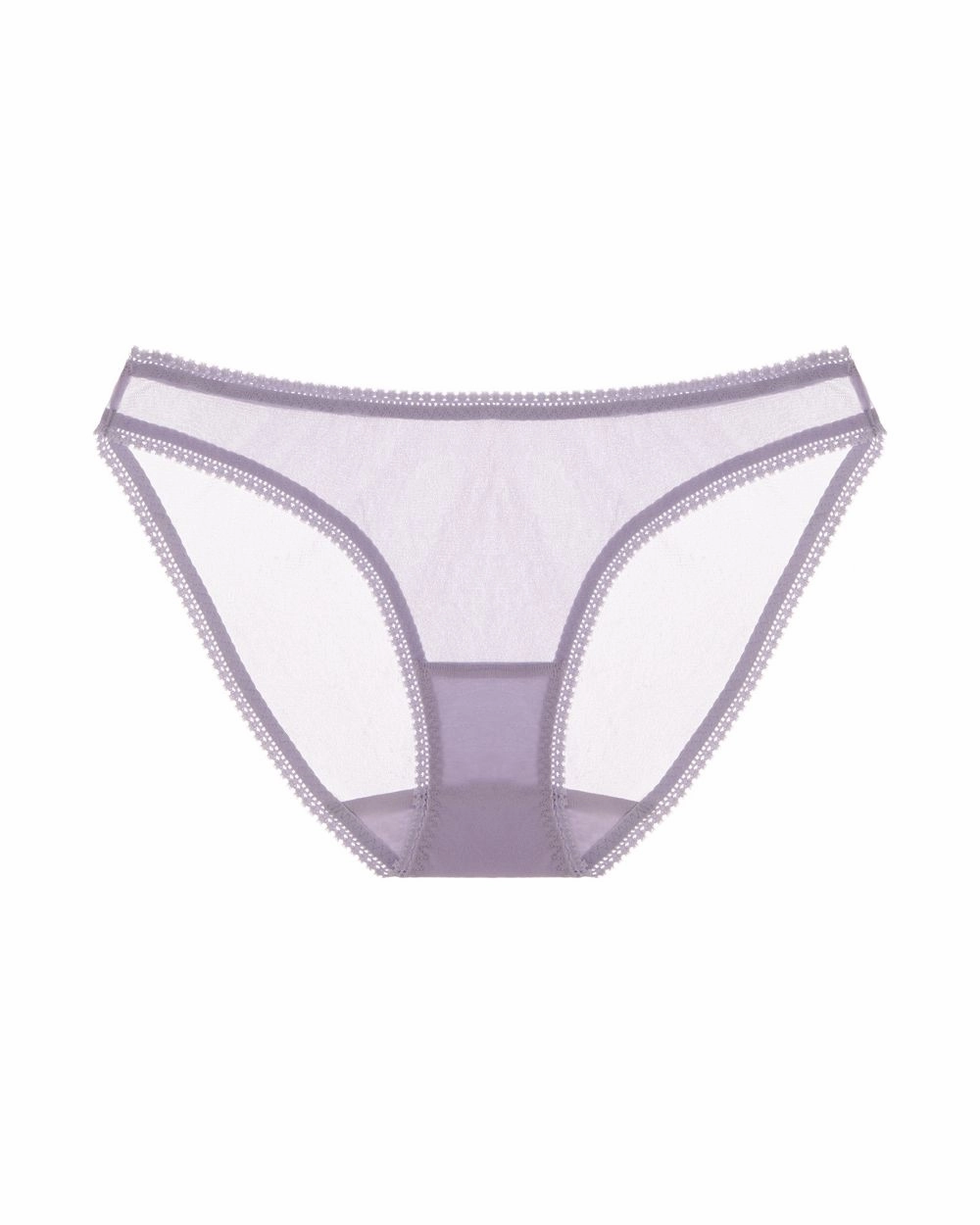 Solid Mesh Hip Bikini