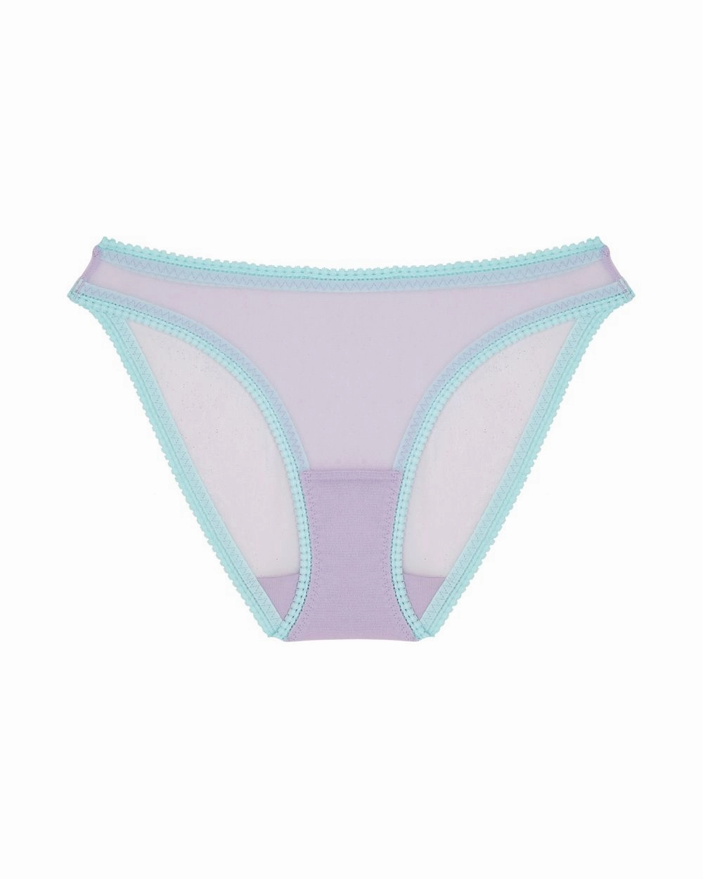 Solid Mesh Hip Bikini