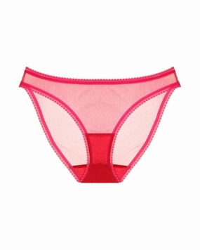 Solid Mesh Hip Bikini