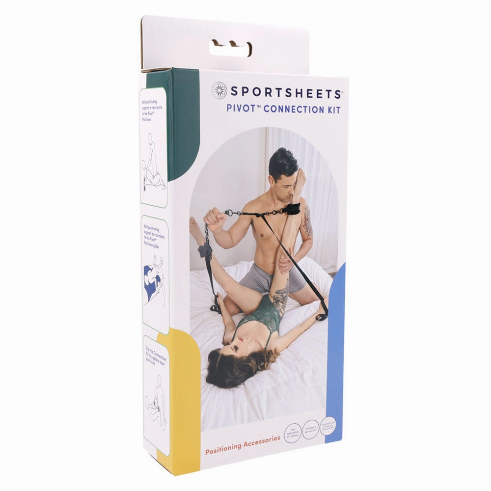 Sportsheets Pivot Connection Kit With Tethers, Cuffs & Hand Grip