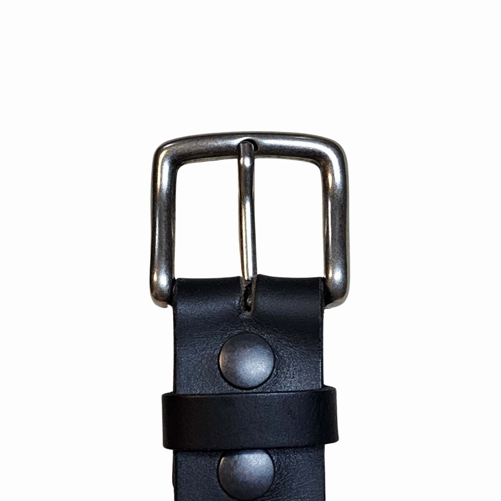 Stainless Steel Belt Buckle Single Prong Made in Italy - 40 mm/ 1.6"