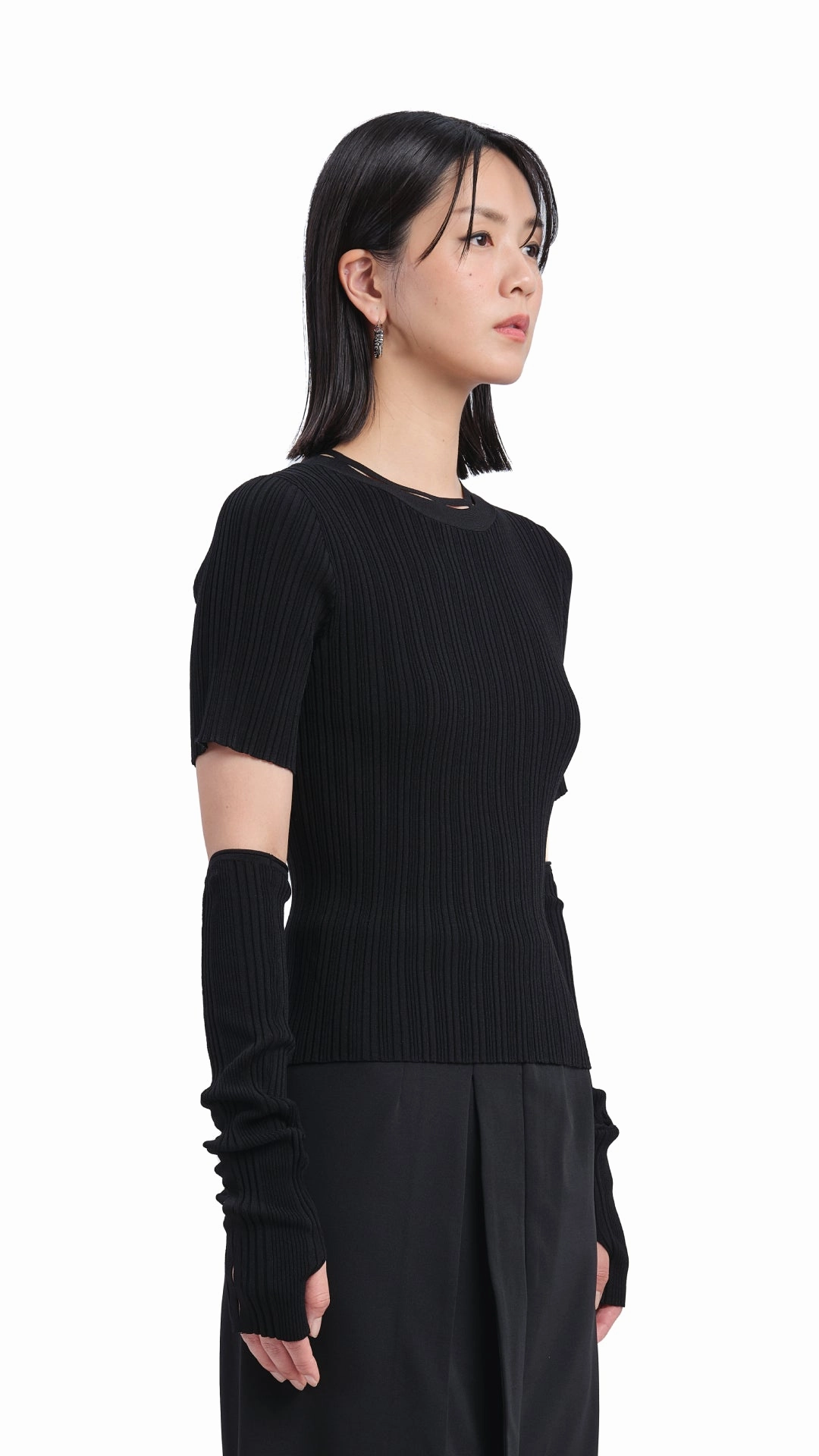 Sweater With Detachable Hand Warmer