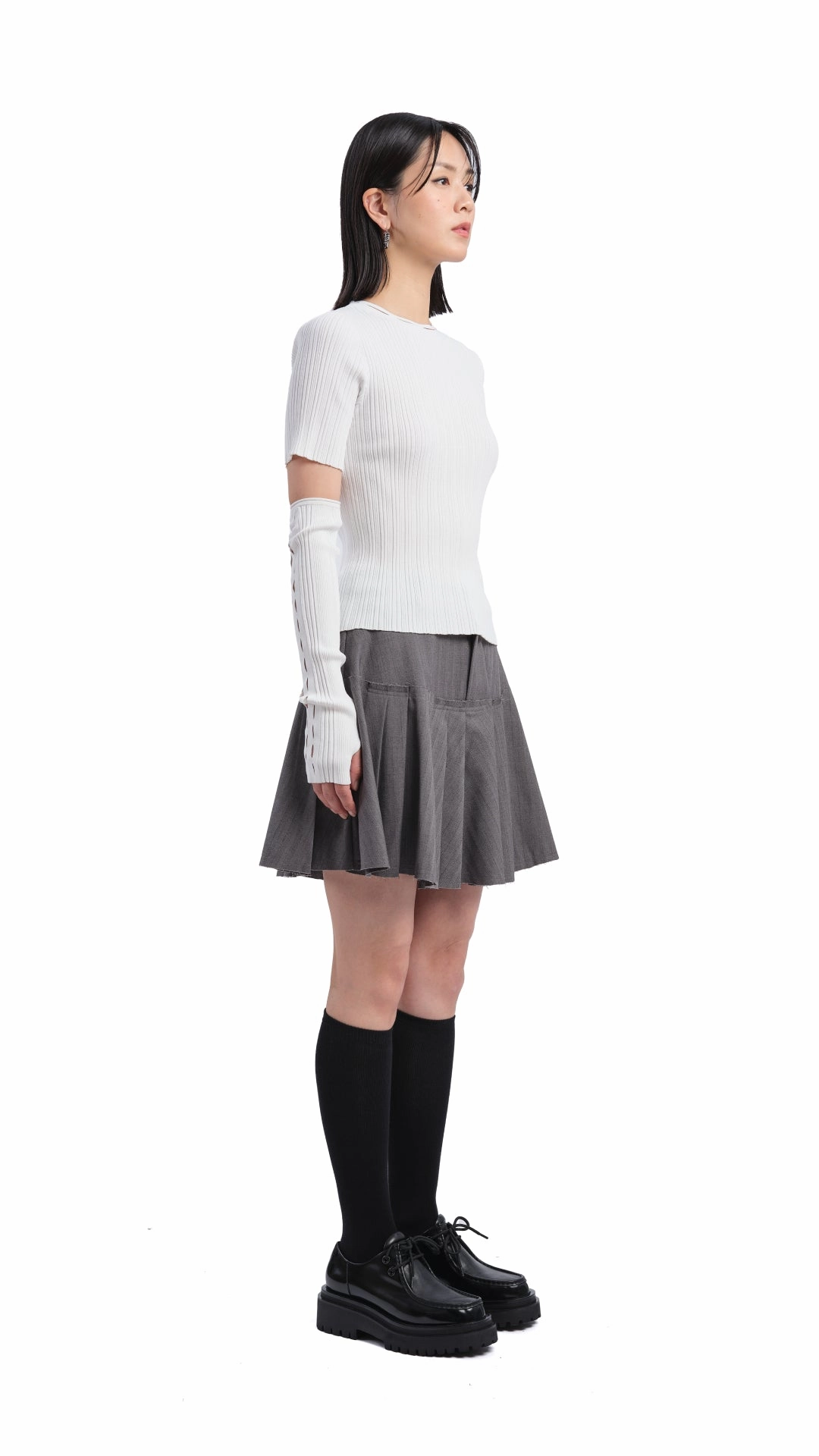 Sweater With Detachable Hand Warmer