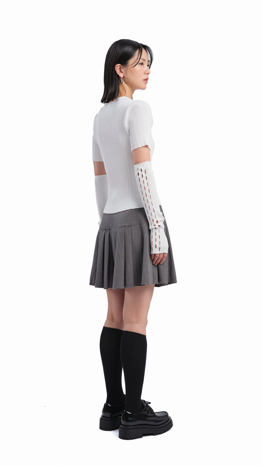 Sweater With Detachable Hand Warmer