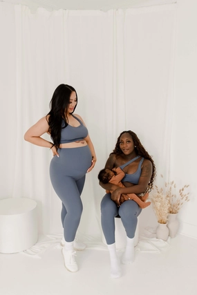 The Baby Mama Legging (NON SCRUNCH)  | Baby Blues