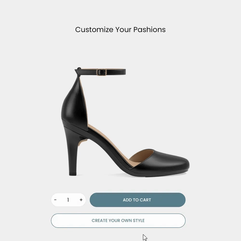 The Jocelyn - Coal Leather 4 Stiletto