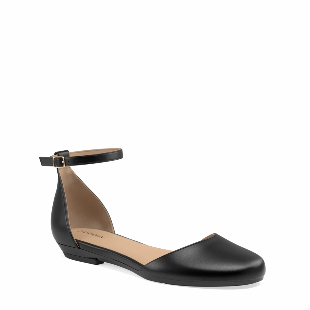 The Jocelyn - Coal Leather 4 Stiletto