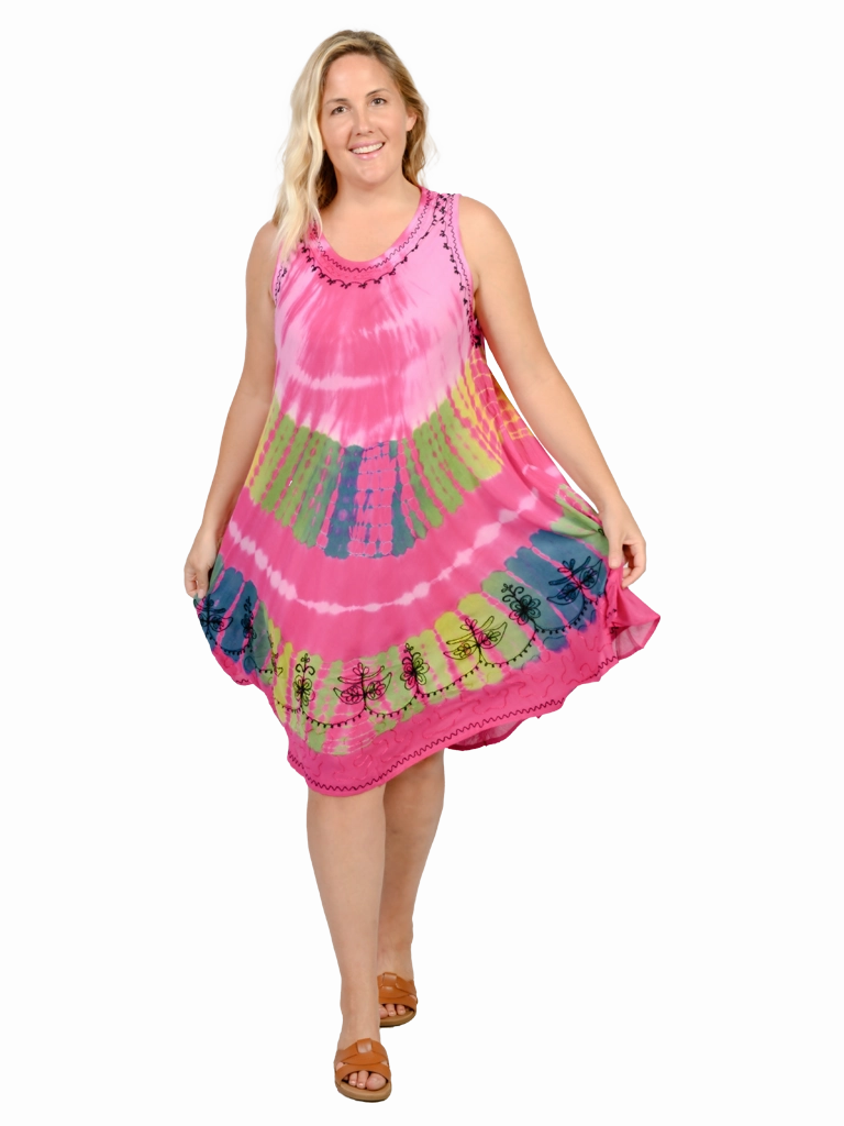 Tie Dye Umbrella Dresses