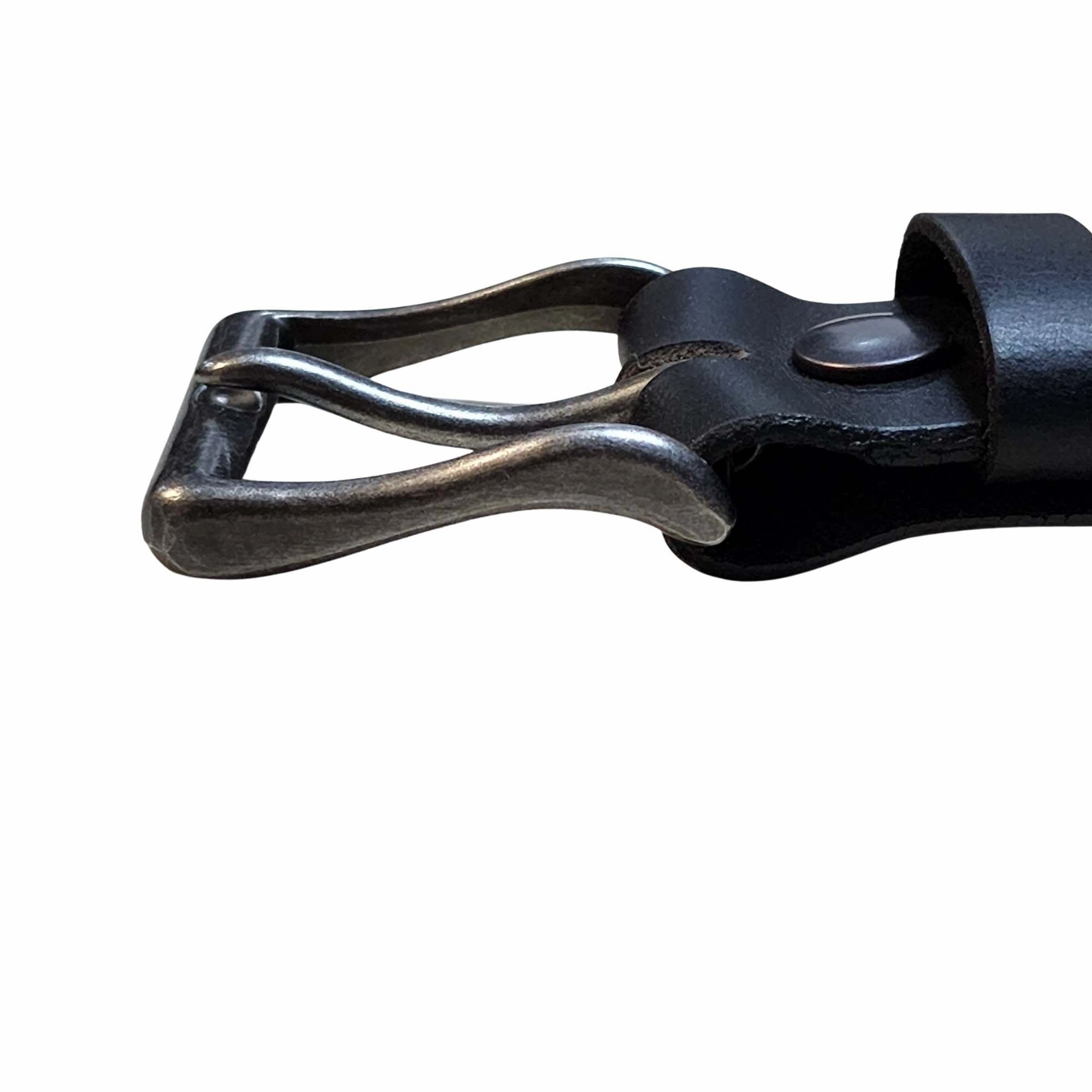 Wavy Edge Belt Buckle with Wavy Prong - 40 mm/ 1.6"