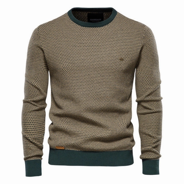 West Louis™ Casual Warm High Quality O-Neck  Knitted Pullover