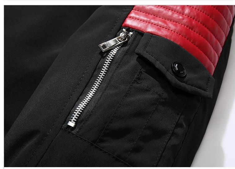 West Louis™ Fur Collar Hooded Black Color Long Parka