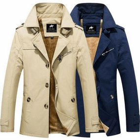 West Louis™ High Quality Thicken Cotton Parkas Coat