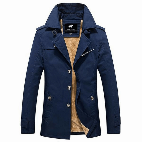 West Louis™ High Quality Thicken Cotton Parkas Coat