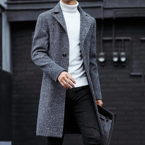 West Louis™ Long Trench Fashion Coat