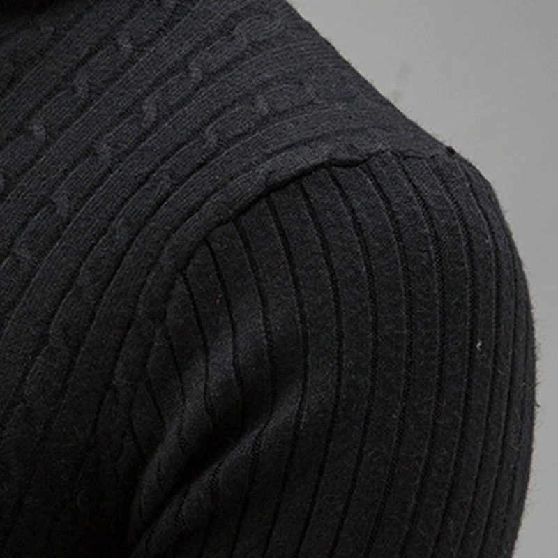 West Louis™ Turtleneck Solid Casual Sweater