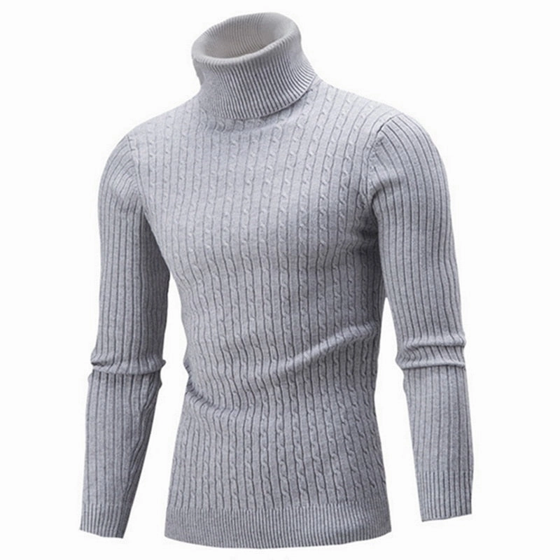 West Louis™ Turtleneck Solid Casual Sweater