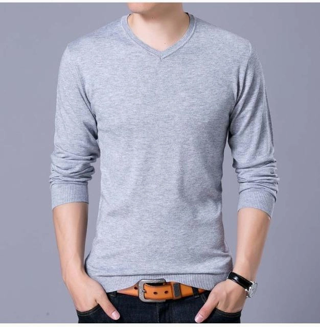 West Louis™ V-Neck Thin Sweater Pullover