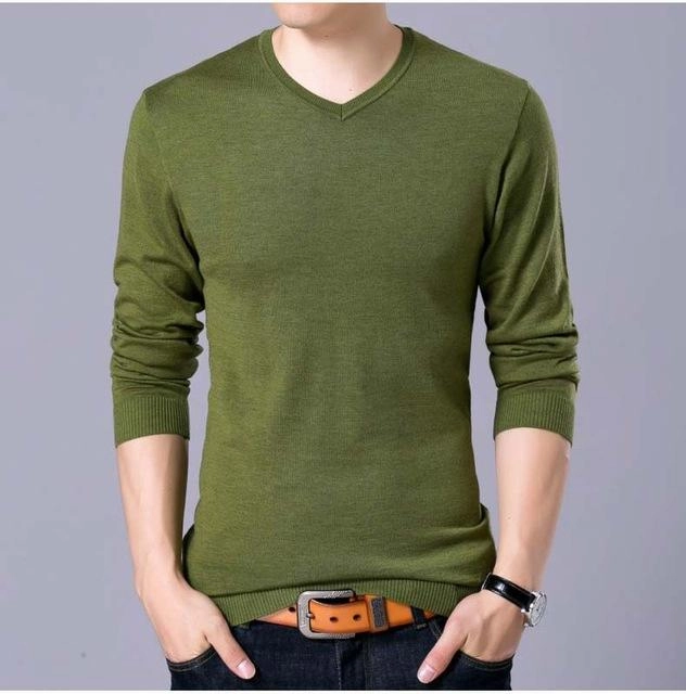 West Louis™ V-Neck Thin Sweater Pullover