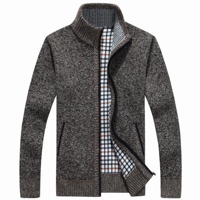 West Louis™ Velvet Cashmere Sweater Cardigan
