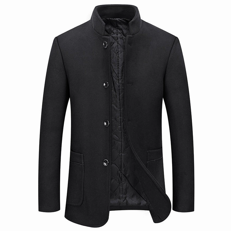 West Louis™ Winter Executive Business-Men Woolen Jacket