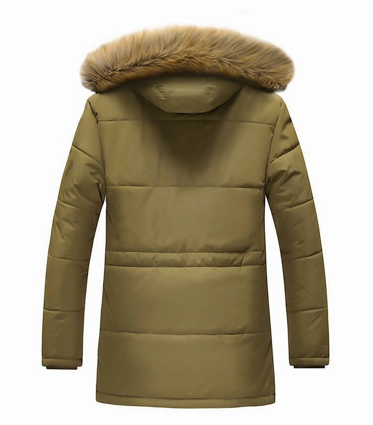 West Louis™ Winter Thickening Warm Long Outerwear Coat