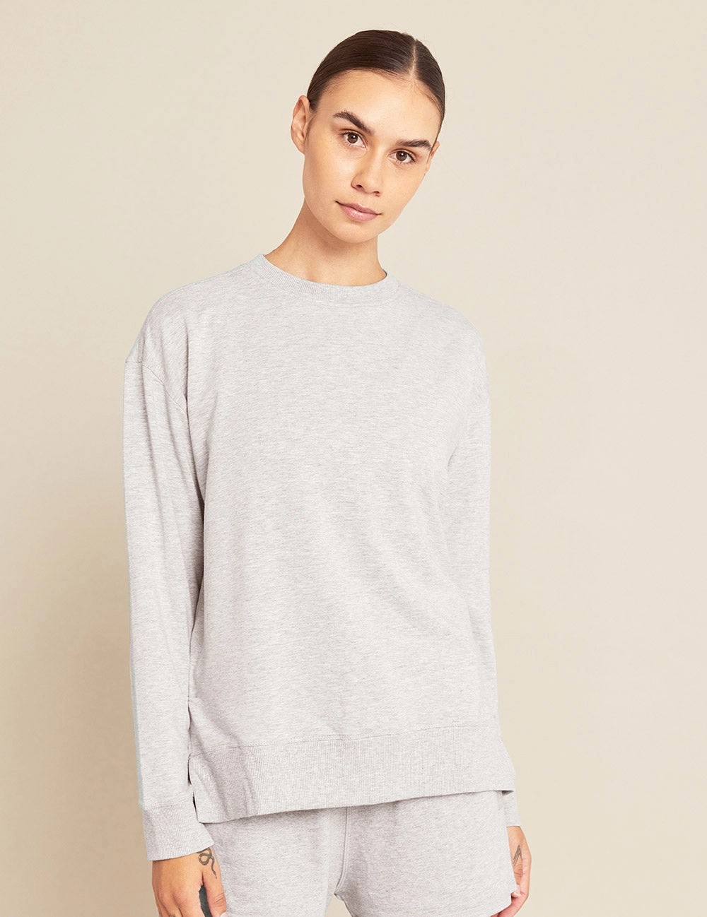 Women's Lightweight Pullover - Grey Marl